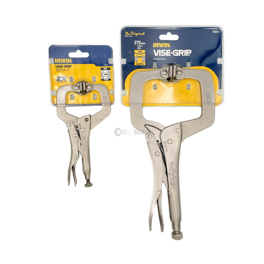 美國 IRWIN® 握手牌 VISE-GRIP C型附鐵片固定大力鉗 (SP)