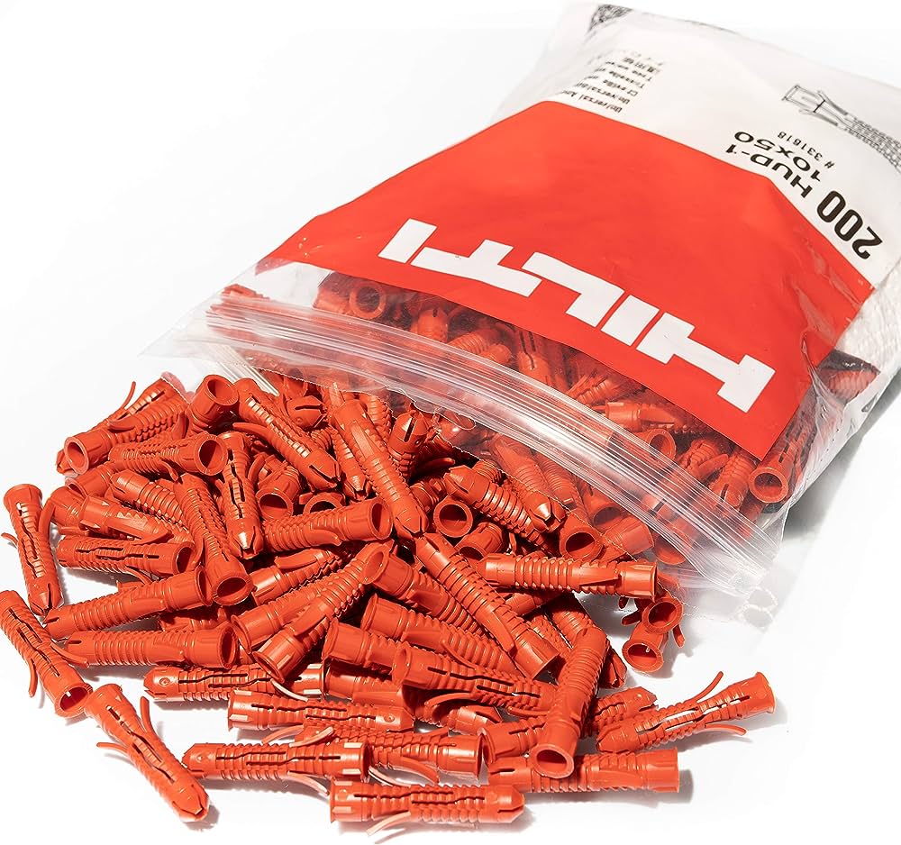 喜利得 (HILTI) 紅色通用膠塞 HUD-1（M6x30 / M8x40 / M10x50）