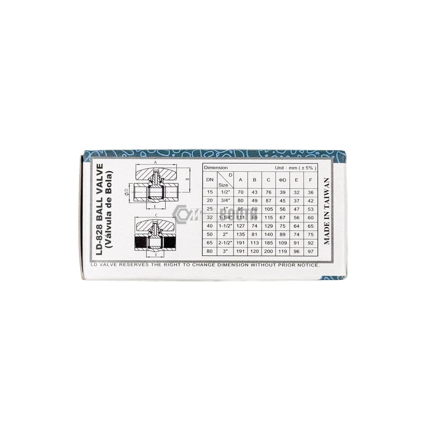 台灣"LD" 膠波制 (灰/白色)