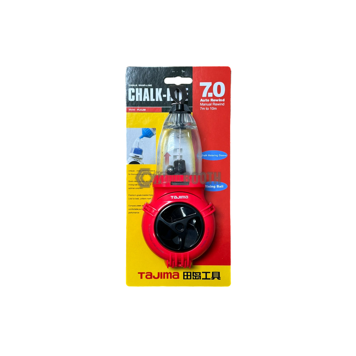 TAJIMA 畫線粉斗 (10米) Chalk line setter/reel (10m) – ToolBooth Global